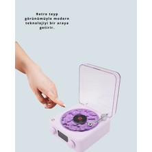 Uravas Store Mey Ithalat® Bluetooth Retro Pikap Hoparlör – Projektörlü Gece Lambası