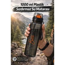 Empressco 1 Litre Siyah Sızdırmaz Su Matara, Spor ve Günlük Kullanım