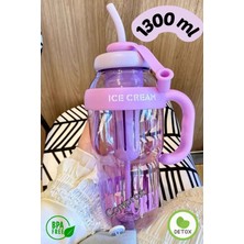 Empressco 1300ML Bpa Free Soğuk Su Şişesi, Büyük Buzlu Içecek Kabı