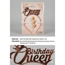 Party Express Mika Taç Birtday Queen - Rose Gold