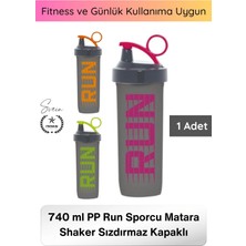 Empressco Desenli 740 ml Sporcu Matara, Sızdırmaz Plastik Sızdırmazlıklı Drink Bottle