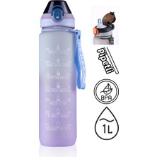 Empressco Lüx 1l Spor Su Şişesi, Pipetli, Bpa Free, Hafif ve Dayanıklı Tasarım