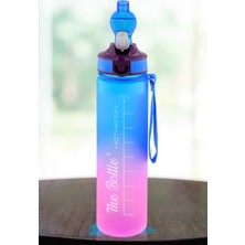 Empressco Motivasyonel Stickerlı 1 Lt Sporcu Su Şişesi, Sağlıklı ve Şık Tasarım