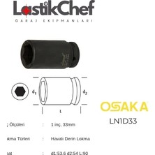 Osaka 33 mm 1" Derin Lokma