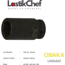 Osaka 41 mm 3/4 Lokma