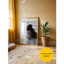 Fuart.Co Annelere Özel Poster, Tek Fotoğraflı Poster,  Kişiye Özel Anneler Günü Posteri, Çerçevesiz
