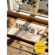 Fuart.Co Mommy Kişiye Özel Anneler Günü Posteri, 5 Fotoğraflı Poster, Çerçevesiz Poster