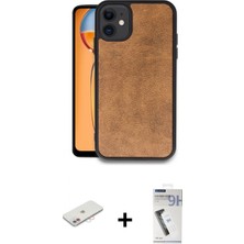Marsilyan™- iPhone 11 Kılıf Kıvılcım Işık Serisi - Şeffaf Uv Polymer Nano Ekran Koruyucu + Renkli Kamera Lens Koruma Cam - Pe