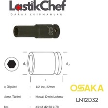 Osaka 32 Mm1/2" Derin Lokma