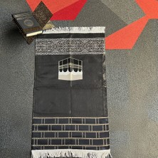 MYBEDESTEN Saten Seccade - Kabe Desenli - Astarlı