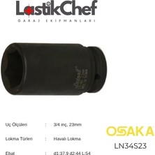 Osaka 23 mm 3/4 Lokma