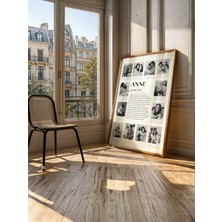 Fuart.Co Annelere Özel Poster, 12 Fotoğraflı Poster, Kişiye Özel Anneler Günü Posteri, Çerçevesiz