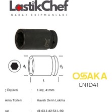 Osaka 41 mm 1" Derin Lokma