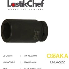 Osaka 22 mm 3/4 Lokma