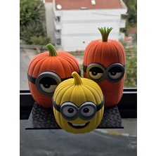 Pilovestik Minion Balkabağı Saklama Kutusu, Cadılar Bayramı Dekorasyonu, Sevimli Şekerlik