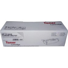 Afset Hp CF283X Canon CRG737 Toner