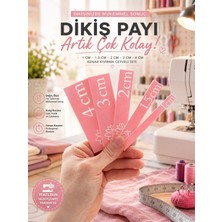 EVORADECO Dikiş Payı Bırakma Cetveli / Dikiş Aksesuarı / Kenar Kıvırma Cetveli Seti