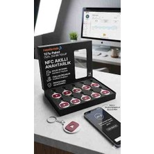 Youtube Logolu Nfc Akıllı Anahtarlık 10’lu Paket