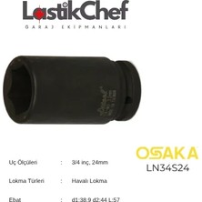 Osaka 24 mm 3/4 Lokma