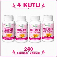 İlim Collagen Multi Collagen 4 Kutu 240 Bitkisel Kapsül – Kolajen Takviye Edici Gıda