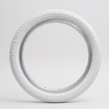 Heugers Dış Lastik 20X2.00 Beyaz Bmx Çocuk Bisikleti Uyumlu Dayanıklı Şehir ve Günlük Kullanım Lastiği