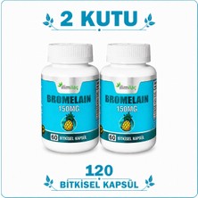 İlim Bromelain 150 Mg 2 Kutu 120 Bitkisel Kapsül – Bromelain Takviye Edici Gıda