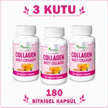 İlim Collagen Multi Collagen 3 Kutu 180 Bitkisel Kapsül – Kolajen Takviye Edici Gıda