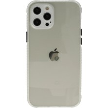Ulugo Apple Iphone 12 Pro Kılıf Miami Şeffaf Silikon - Şeffaf