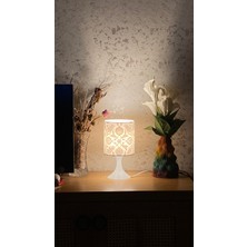 BASTTR Semazen Motifli 3D Işıklı Abajur Anlamlı Manevi Otantik Ev Hediyesi