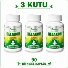 İlim Relaxon 1500 Mg 3 Kutu 90 Bitkisel Kapsül – Relaxon Takviye Edici Gıda