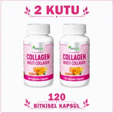 İlim Collagen Multi Collagen 2 Kutu 120 Bitkisel Kapsül – Kolajen Takviye Edici Gıda