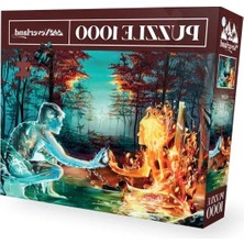 Erdo Ticaret 1000 Parça Ateş ve Su Puzzle - Tüm Seviyeler