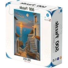 Erdo Ticaret Sahil Köyü Temalı Puzzle, 500 Parça