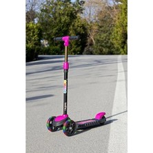 Erdo Ticaret LED Işıklı 3 Tekerli Scooter, 40 kg Taşıma Kapasitesi, 3 Yaş ve Üstü