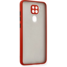 Ulugo Xiaomi Redmi Note 9 Kılıf Montreal Silikon Kapak - Kırmızı