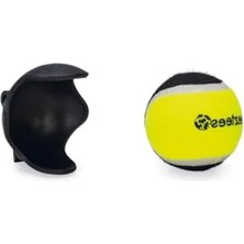 Erdo Ticaret Tenis Topu ve Tutma Aparatı, Mavi/sarı, 6,3 cm