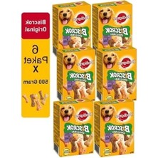 Erdo Ticaret Köpek Ödül Bisküvisi 500 Gr, 6 Paket Lezzetli Ikram