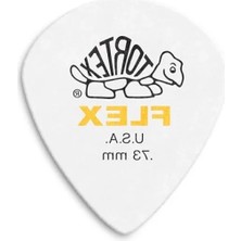 Erdo Ticaret Tortex Flex Jazz Iıı Gitar Penası (73 Mm, Beyaz)