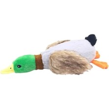 Erdo Ticaret Sesli Yumuşak Peluş Ördek Oyuncağı - Köpekler Için