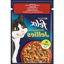 Erdo Ticaret 26 x 85 gr Sığır ve Domatesli Kedi Yaş Maması, Lezzetli