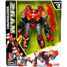 Erdo Ticaret Dinozora Dönüşen Robot Oyuncak - T-Rex, Goldy Dragon ve Bony Stegosaur Modelleri