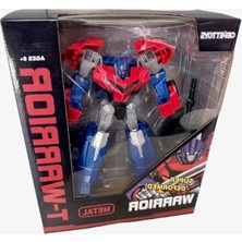 Erdo Ticaret Dönüşebilen Metal Robot Figürü - 20 cm Boyutunda