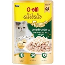 Erdo Ticaret Senior 7+ Yaş Üstü Kedi Maması, Ton Balığı ve Tavuk, 70 gr