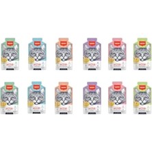 Erdo Ticaret Sıvı Kedi Ödülü Aromalı Kedi Çorbası 12 Adet x 50 gr