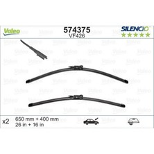 Valeo Semeglbl Ön Silecek Süpürgesi Takimi Corsa D 06-14 Corsa E 14-19 Adam 12-19 P207 07-13 P208 12-19 P2008 13-19 Partner-Berlingo 08-18 C3 19- Focus 04-12 Fiesta 12-17 Punto 08- 650-400MM Muz Tipi X-Tr
