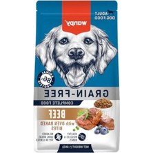 Erdo Ticaret Tahılsız Sığır Etli Yetişkin Köpek Maması 1,5 Kg, Yüksek Protein