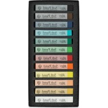 Erdo Ticaret Yumuşak Toz Pastel Boya Seti, 12 Renk ile Sanatsal Yaratıcılık