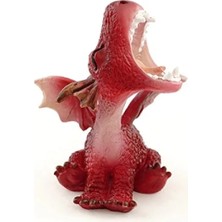 Erdo Ticaret Mini Kırmızı Ejderha Heykelcik - 5 cm
