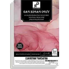 Erdo Ticaret 10 Yaprak Ağır Beyaz Yupo Kağıt | 10 Inç x 7 Inç | 250 Gsm