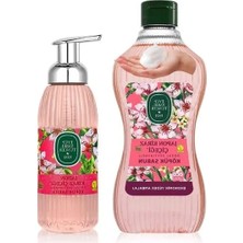 Erdo Ticaret Doğal Zeytinyağlı Köpük Sabun Seti, 1.5 Lt + 500 ml